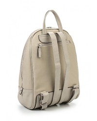 Женский бежевый кожаный рюкзак от David Jones