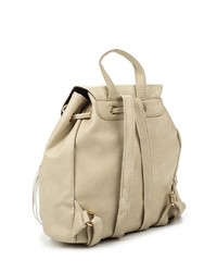 Женский бежевый кожаный рюкзак от Diva