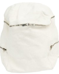 Женский бежевый кожаный рюкзак от Guidi