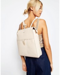 Женский бежевый кожаный рюкзак от Modalu