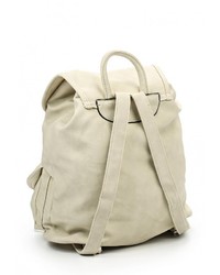 Женский бежевый кожаный рюкзак от Paolo