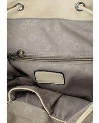 Женский бежевый кожаный рюкзак от Paolo