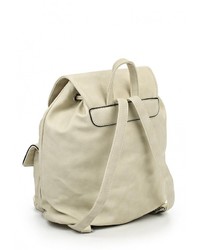 Женский бежевый кожаный рюкзак от Paolo