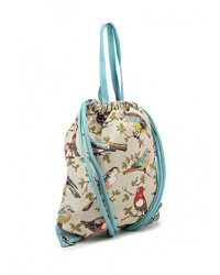 Женский бежевый кожаный рюкзак от Pola