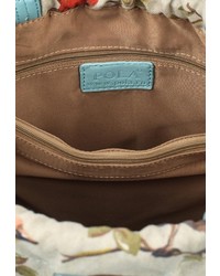 Женский бежевый кожаный рюкзак от Pola