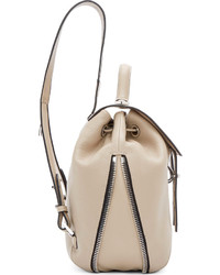 Женский бежевый кожаный рюкзак от Mackage