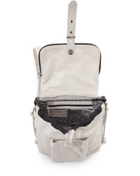 Женский бежевый кожаный рюкзак от Botkier