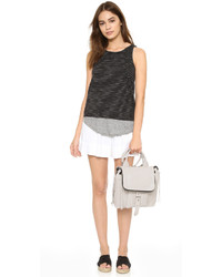 Женский бежевый кожаный рюкзак от Botkier