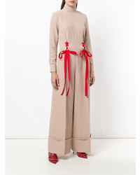 Бежевый комбинезон от Atu Body Couture