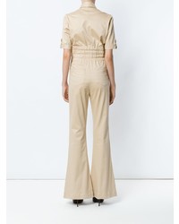 Бежевый комбинезон от Isolda