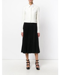 Женский бежевый кружевной кардиган от Ermanno Scervino