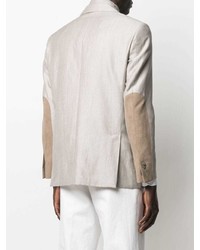 Мужской бежевый льняной пиджак от Corneliani