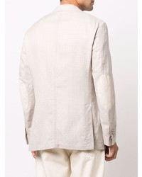 Мужской бежевый льняной пиджак от Corneliani