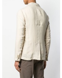 Мужской бежевый льняной пиджак от Barena