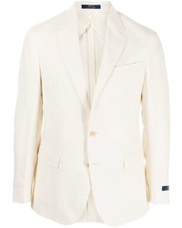 Мужской бежевый льняной пиджак от Polo Ralph Lauren