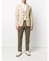 Мужской бежевый льняной пиджак от Barena