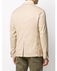 Мужской бежевый льняной пиджак от Barena
