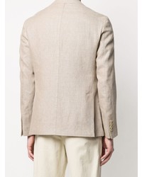 Мужской бежевый льняной пиджак от Eleventy