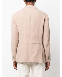 Мужской бежевый льняной пиджак от Brunello Cucinelli