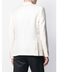 Мужской бежевый льняной пиджак от Z Zegna