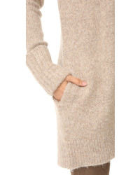 Женский бежевый открытый кардиган от Theory