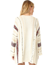 Женский бежевый открытый кардиган от Mes Demoiselles