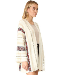 Женский бежевый открытый кардиган от Mes Demoiselles