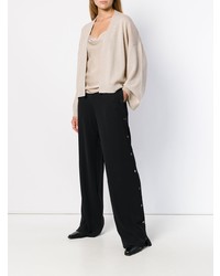 Женский бежевый открытый кардиган от Theory