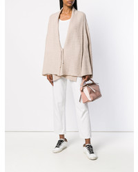 Женский бежевый открытый кардиган от Agnona