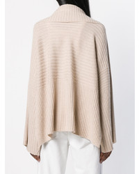 Женский бежевый открытый кардиган от Agnona