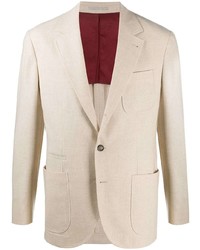 Мужской бежевый пиджак от Brunello Cucinelli