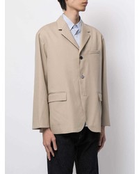 Мужской бежевый пиджак от Fumito Ganryu