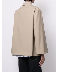 Мужской бежевый пиджак от Fumito Ganryu