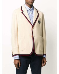 Мужской бежевый пиджак от Gucci