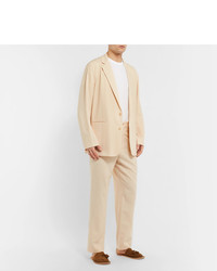 Мужской бежевый пиджак от Auralee