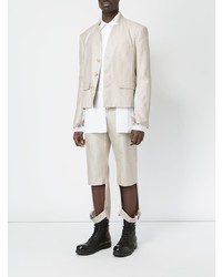 Мужской бежевый пиджак от Delada