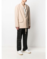 Мужской бежевый пиджак от Ambush
