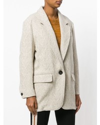 Женский бежевый пиджак от Isabel Marant Etoile