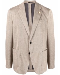 Мужской бежевый пиджак от Lardini
