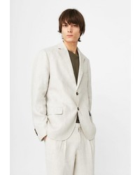 Мужской бежевый пиджак от Mango Man