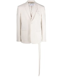 Мужской бежевый пиджак от Off-White