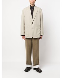 Мужской бежевый пиджак от Studio Nicholson