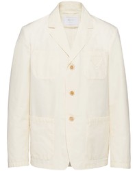 Мужской бежевый пиджак от Prada