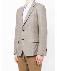 Мужской бежевый пиджак от Salvatore Ferragamo