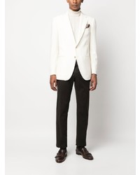 Мужской бежевый пиджак от Caruso