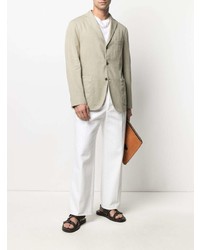 Мужской бежевый пиджак от Boglioli