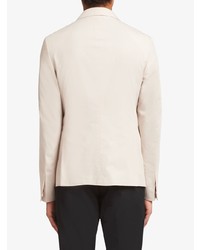 Мужской бежевый пиджак от Prada