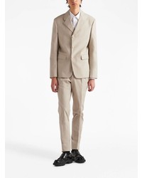 Мужской бежевый пиджак от Prada