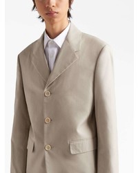 Мужской бежевый пиджак от Prada
