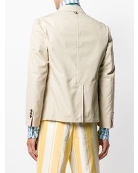 Мужской бежевый пиджак от Thom Browne